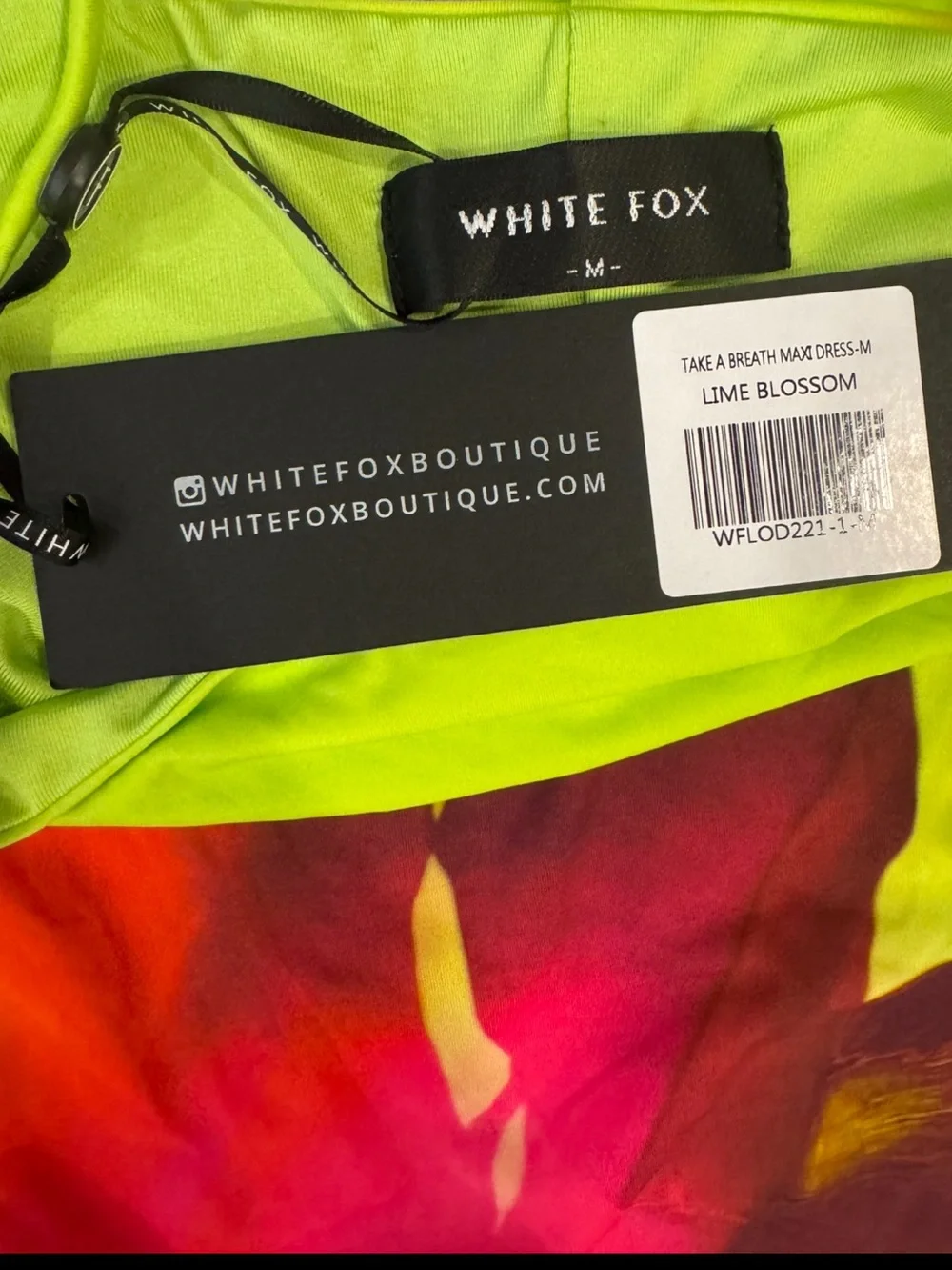 White Fox Boutique Take a Breath Maxi Dress in Lime Blossom